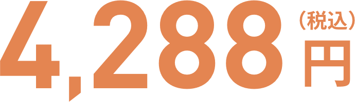 4,288円（税込）